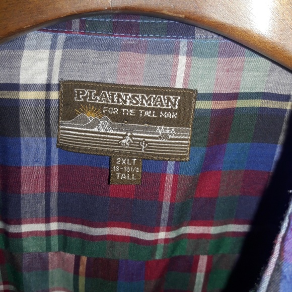 Plainsman for the tall man Country button up shirt - Picture 2 of 4